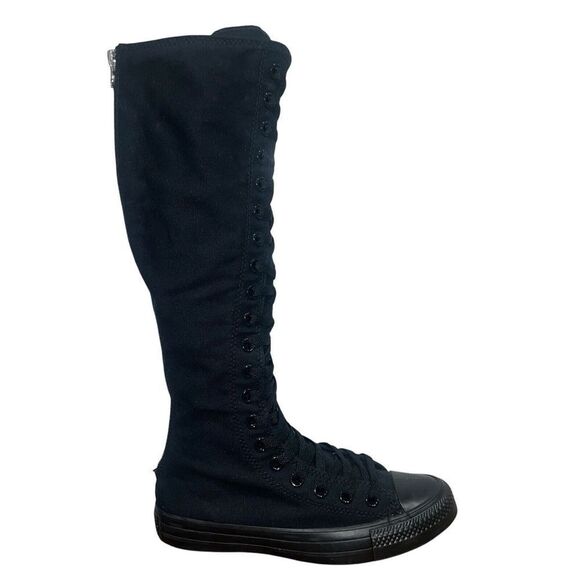New Converse Chuck Taylor All Star XX-Hi Sneaker All Black XXHi Extra High RARE - Picture 7 of 9